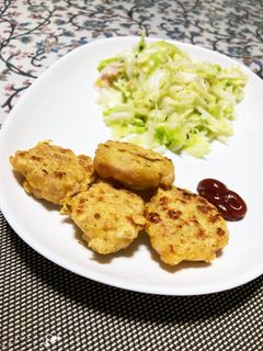 揚げない ヘルシーチキンナゲット-レシピのメイン写真