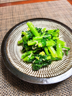 大根の葉とチリメンの胡麻サラダ-レシピのメイン写真