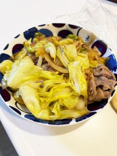キャベツと豚肉のニンニク醤油炒め(記録用-レシピのメイン写真