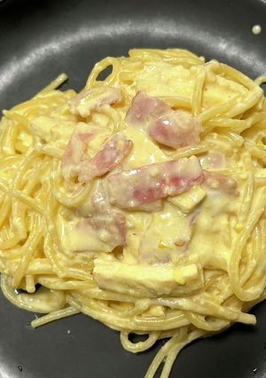 味噌が決め手♪簡単和風カルボナーラ-レシピのメイン写真