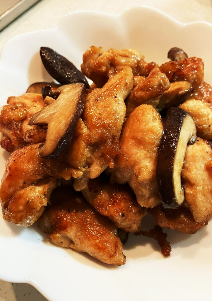 ささみとしいたけの照り焼き-レシピのメイン写真