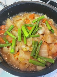 鶏胸肉の肉じゃがすき焼き風-レシピのメイン写真