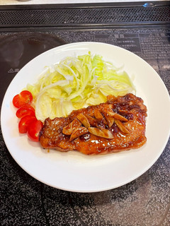 簡単時短タレうまトンテキ豚ロース弁当にも-レシピのメイン写真