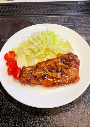 簡単時短タレうまトンテキ豚ロース弁当にも-レシピのメイン写真