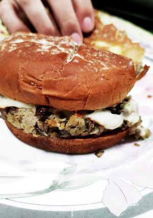 きのこバーガー-レシピのメイン写真