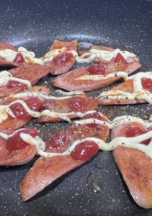 絶品!魚肉ソーセージのアレンジおつまみ-レシピのメイン写真