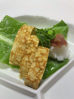 だし巻き卵+梅しそおろし-レシピのメイン写真