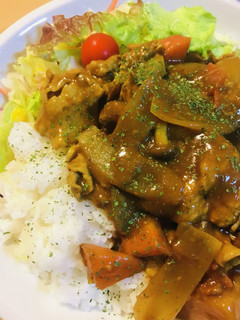 市販カレー●カボチャ&ポークカレー-レシピのメイン写真