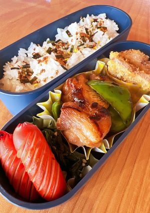 2024.3/27 小学生男子お弁当-レシピのメイン写真