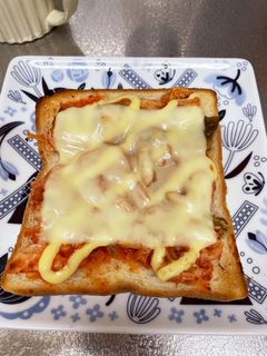 キムチーマヨトースト-レシピのメイン写真