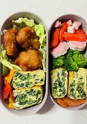 2024.3.26小学生お弁当-レシピのメイン写真