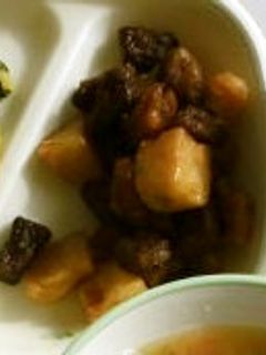 【学校給食】レバーとポテトの揚げ煮-レシピのメイン写真