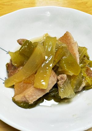 忘備録　ゆず茶で豚バラ角煮-レシピのメイン写真