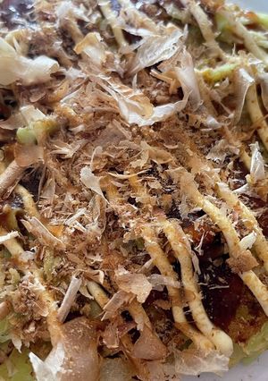 山芋とキャベツのグルテンフリーお好み焼き-レシピのメイン写真