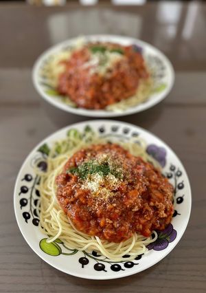 大豆ミートでミートソース ヘルシー-レシピのメイン写真
