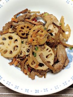 牛肉のれんこんきんぴら炒め-レシピのメイン写真
