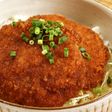 薄切り豚肉のソースカツ丼