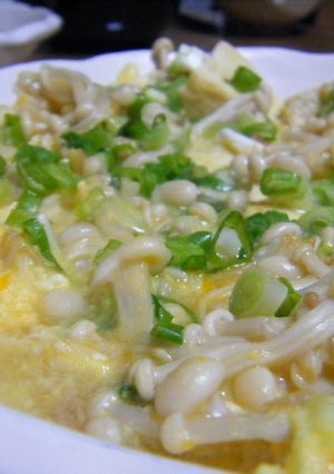 豆腐とえのき茸の卵とじ-レシピのメイン写真