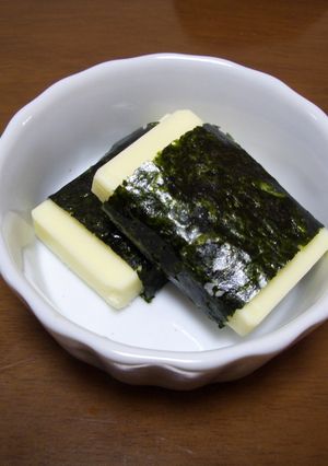 唇くっつきにご用心!のりまきチーズ-レシピのメイン写真