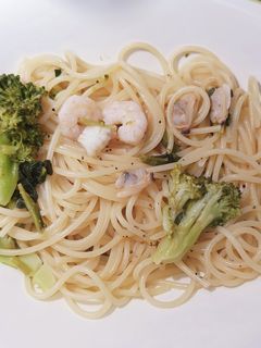 簡単!レモンバターシーフード野菜パスタ-レシピのメイン写真