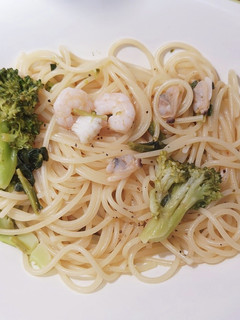 簡単!レモンバターシーフード野菜パスタ-レシピのメイン写真