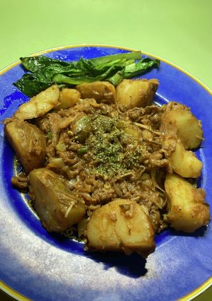 えのき茸とじゃがいもの牛肉炒め-レシピのメイン写真