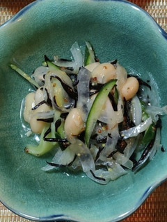 新玉ネギ・ひじき・大豆のヘルシーサラダ-レシピのメイン写真
