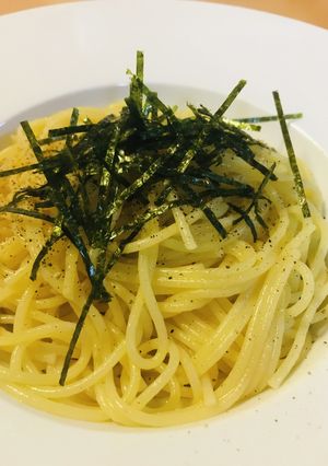 シンプルパスタ●海苔かけペペロンチーノ-レシピのメイン写真
