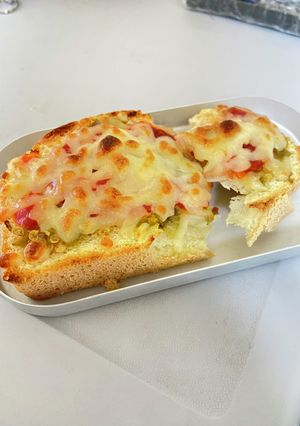 (青唐辛子)ハラペーニョトースト-レシピのメイン写真