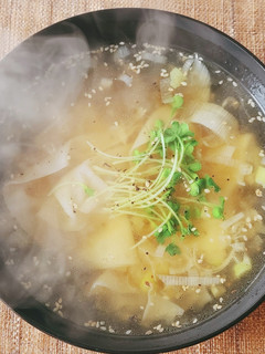 餃子の皮ワンタン☆スープジャー☆弁当昼食-レシピのメイン写真