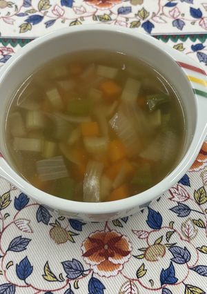 押し麦のスープ-レシピのメイン写真