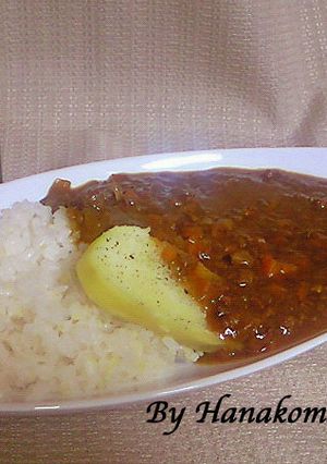 *フライパンでひき肉カレー*-レシピのメイン写真