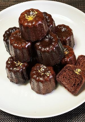 チョコのカヌレ＆プレーンのカヌレ-レシピのメイン写真