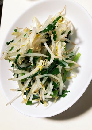 超簡単　茹でシリーズ(ニラもやし)-レシピのメイン写真