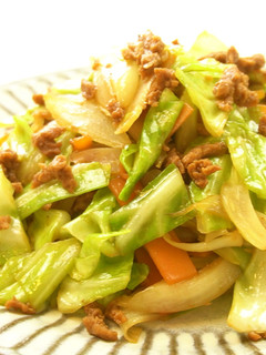 大豆の肉みそを簡単アレンジ☆野菜炒め-レシピのメイン写真