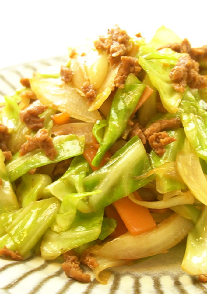 大豆の肉みそを簡単アレンジ☆野菜炒め-レシピのメイン写真