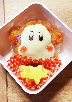 星のカービィ☆ワドルディ♪キャラ弁-レシピのメイン写真