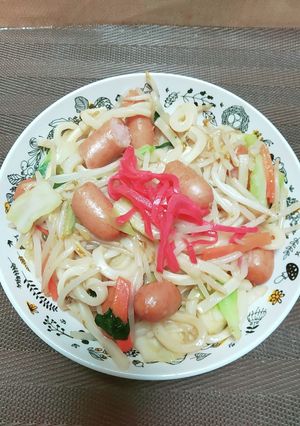 時短☆焼きうどん　-レシピのメイン写真