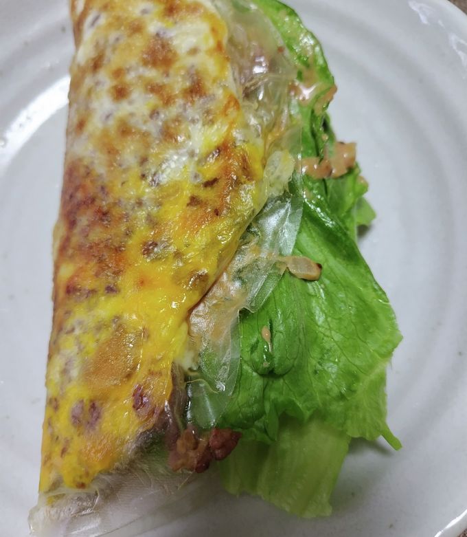 ライスペーパーで【エグチ】ハンバーガー-レシピのメイン写真