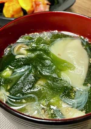 春雨っ水餃子中華スープ♪3/27-レシピのメイン写真