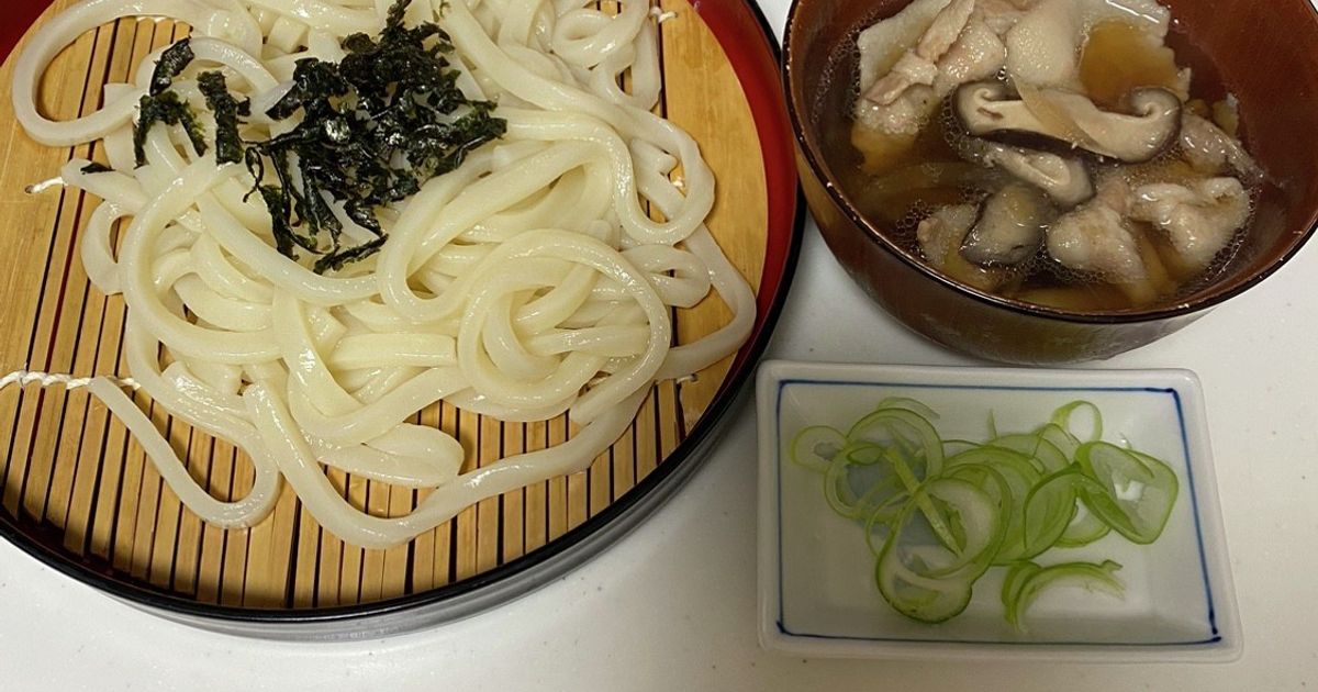 ざるうどん&つけ汁 by クックそらむぎ 【クックパッド】 簡単おいしい
