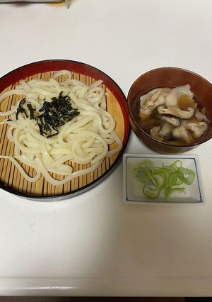 ざるうどん&つけ汁-レシピのメイン写真
