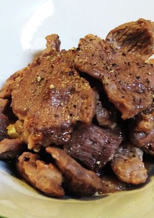 豚ハラミとカシラの焼き肉　今日の夜ご飯-レシピのメイン写真