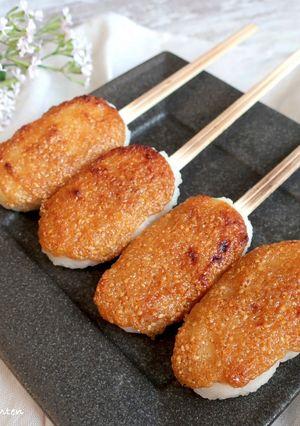 こうじ味噌で作る五平餅-レシピのメイン写真