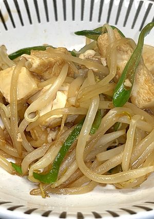 豆腐ともやしの中華炒め-レシピのメイン写真