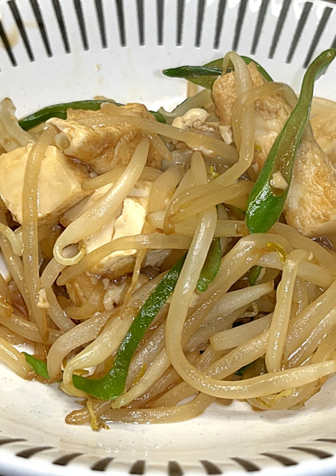 豆腐ともやしの中華炒め-レシピのメイン写真