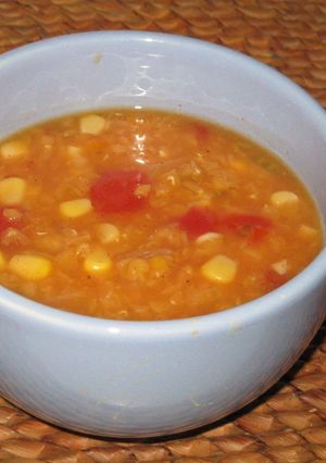 野菜たっぷりレンズ豆スープ-レシピのメイン写真