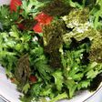 春菊とトマトと海苔のサラダ