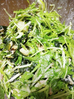 ライチとレモンと水菜のサラダ-レシピのメイン写真