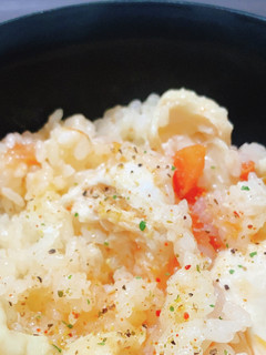 蒸し鶏トマト炊き込みご飯-レシピのメイン写真